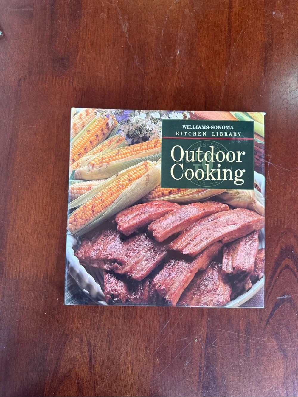 Williams-Sonoma Outdoor Cooking Cookbook - Green and Brown Cover